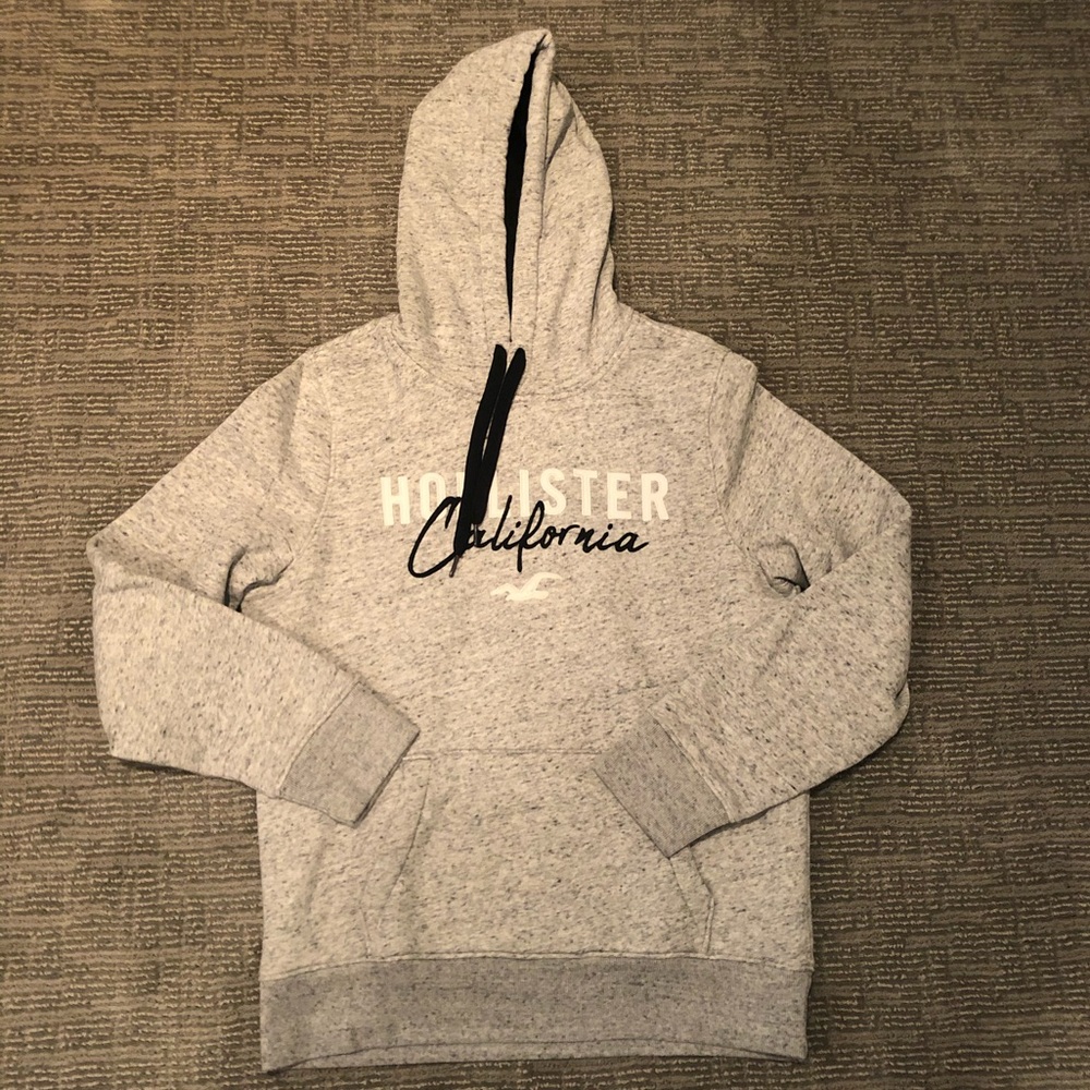 Gray Hollister hoodie